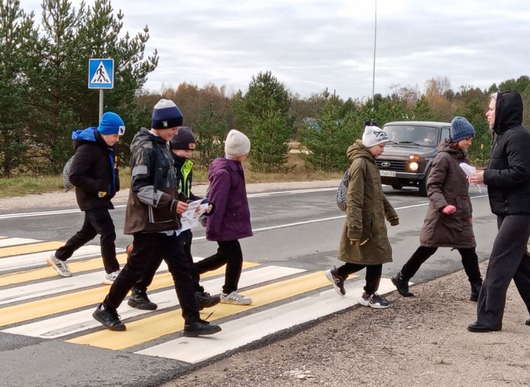 Акция «Переходи дорогу правильно!».